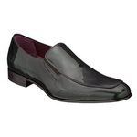 Mezlan Marone Venetian Loafers Marbleized Green