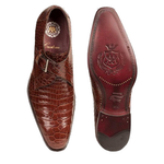 Mezlan Mauricio Alligator Monk Strap Shoes Sport