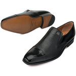 Mezlan Milani Calf & Deerskin Shoes Black