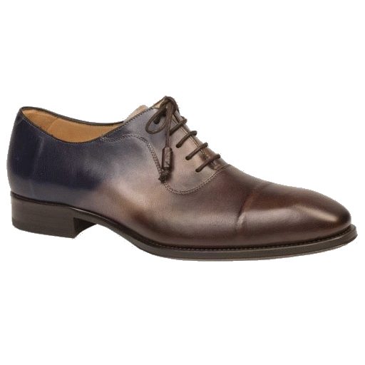 Mezlan Millet Cap Toe Oxfords Brown Multi