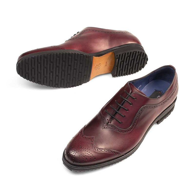 Mezlan Mirren Calfskin Oxfords Burgundy