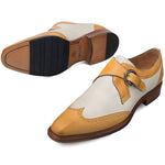Mezlan Modesto Calfskin Shoes Camel / Bone
