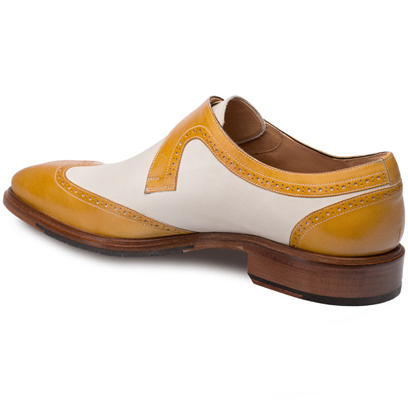 Mezlan Modesto Calfskin Shoes Camel / Bone