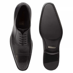 Mezlan Montalvo Calfskin Shoes Black