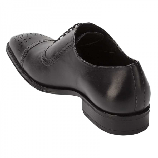Mezlan Montalvo Calfskin Shoes Black