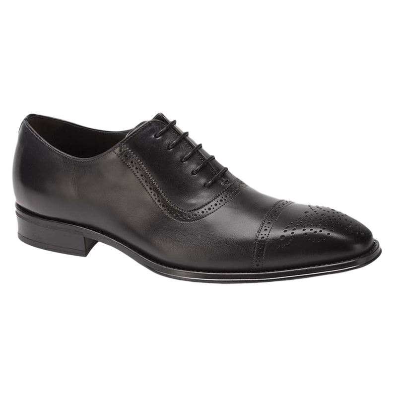 Mezlan Montalvo Calfskin Shoes Black