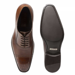 Mezlan Montalvo Calfskin Shoes Cognac