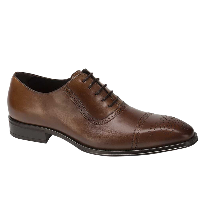 Mezlan Montalvo Calfskin Shoes Cognac