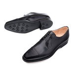 Mezlan Montana Calfskin Bluchers Black