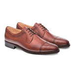 Mezlan Montana Calfskin Bluchers Cognac