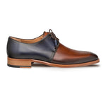 Mezlan Montes Calfskin Shoes Cognac/Blue