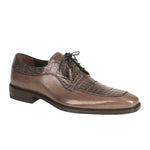 Mezlan Montreal Crocodile Calfskin Shoes Gray