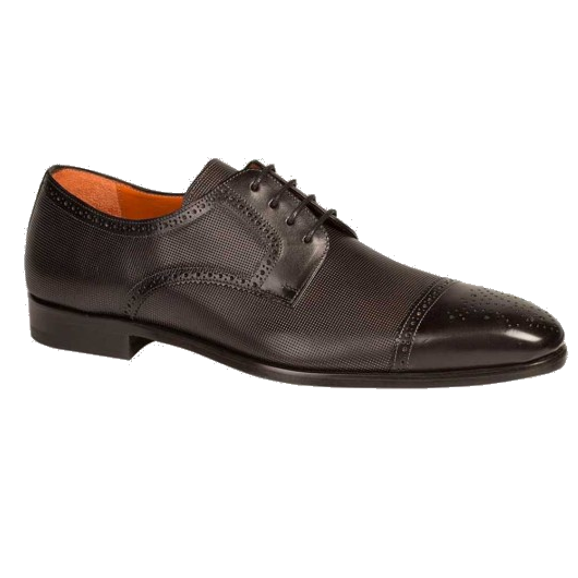 Mezlan Moseley Cap Toe Shoes Black