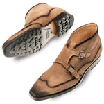 Mezlan Munoz Suede Boot Tan