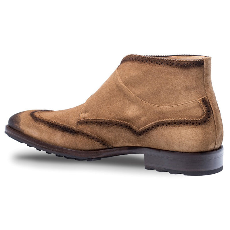 Mezlan Munoz Suede Boot Tan