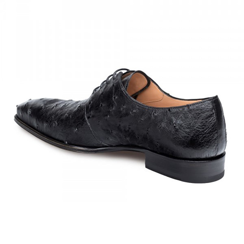 Mezlan Murano Ostrich Shoes Black