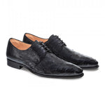 Mezlan Murano Ostrich Shoes Black
