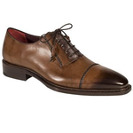 Mezlan Nantes Cap Toe Oxfords Cognac