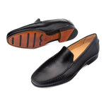 Mezlan Napoles Slip On Mocassin Black