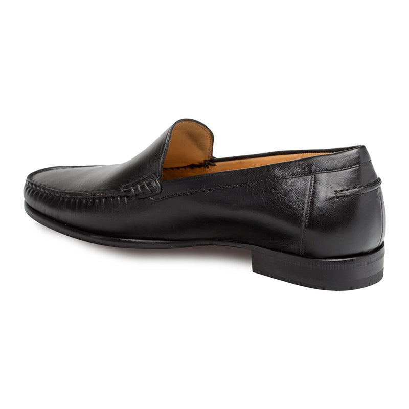 Mezlan Napoles Slip On Mocassin Black