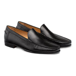 Mezlan Napoles Slip On Mocassin Black