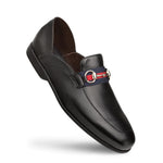 Mezlan Nappa Collapsible Heel Slippers Black (R20252)