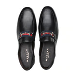 Mezlan Nappa Collapsible Heel Slippers Black (R20252)