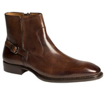 Mezlan Natale Side Zipper Boot Cognac