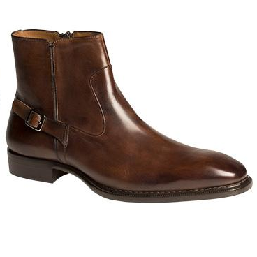 Mezlan Natale Side Zipper Boot Cognac