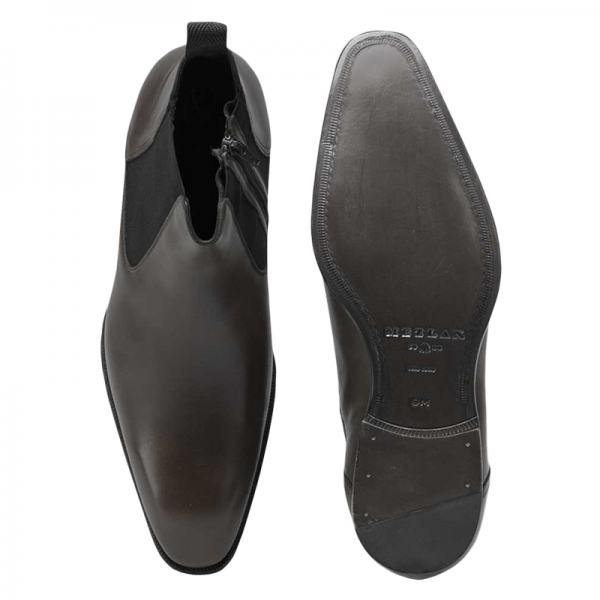 Mezlan Navas Calfskin Demi Boot Black