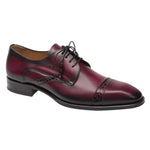 Mezlan Nemesis Calfskin & Alligator Burgundy