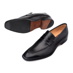 Mezlan Newport Slip On Penny Loafer Black
