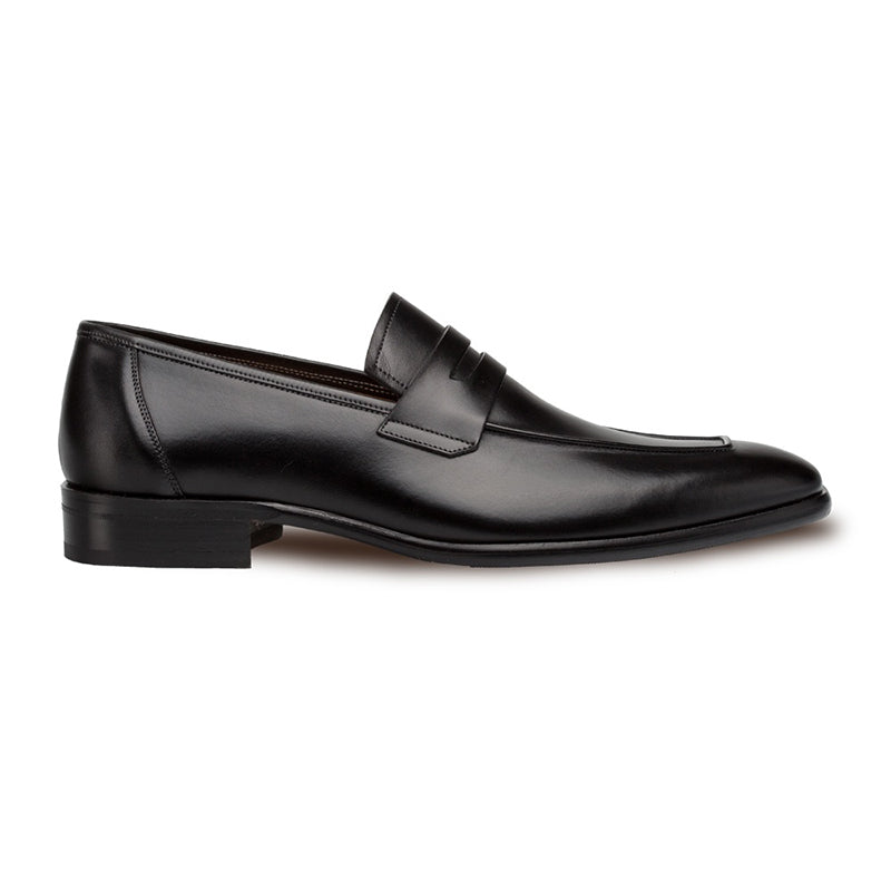 Mezlan Newport Penny Loafer Black