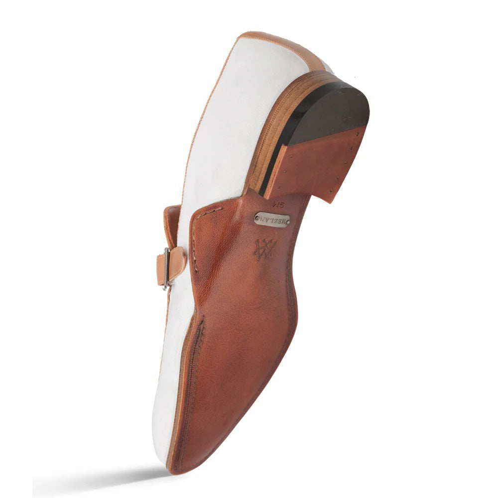 Mezlan Nubuck / Leather Loafers Bone / Camel