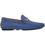 Mezlan Nubuck Ornament Driver Blue (R7349)