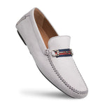 Mezlan Nubuck Ornament Driver Light Grey (R7349)