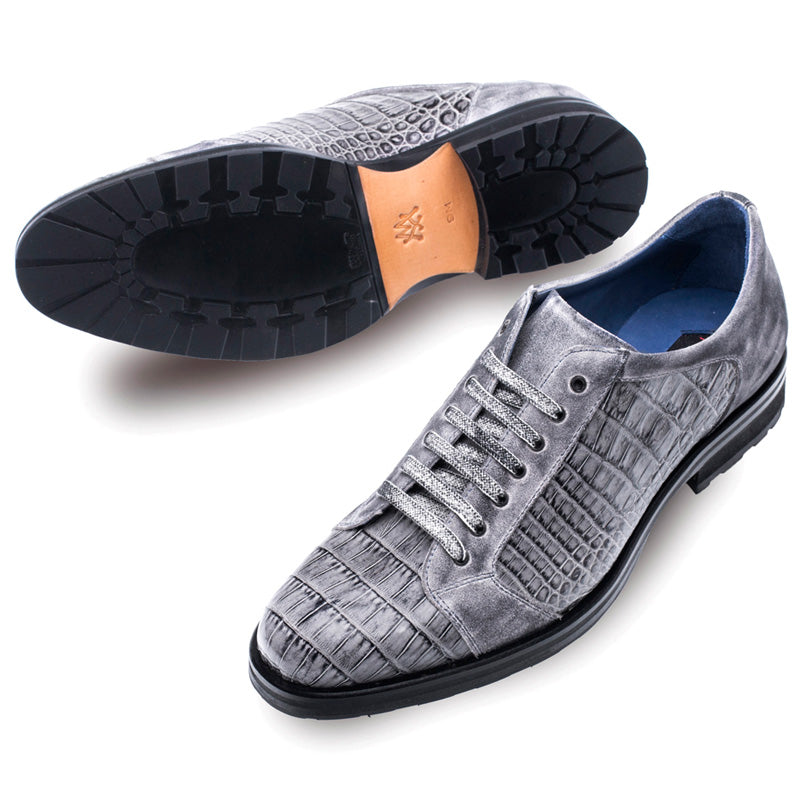 Mezlan Olsen Crocodile Shoe Grey