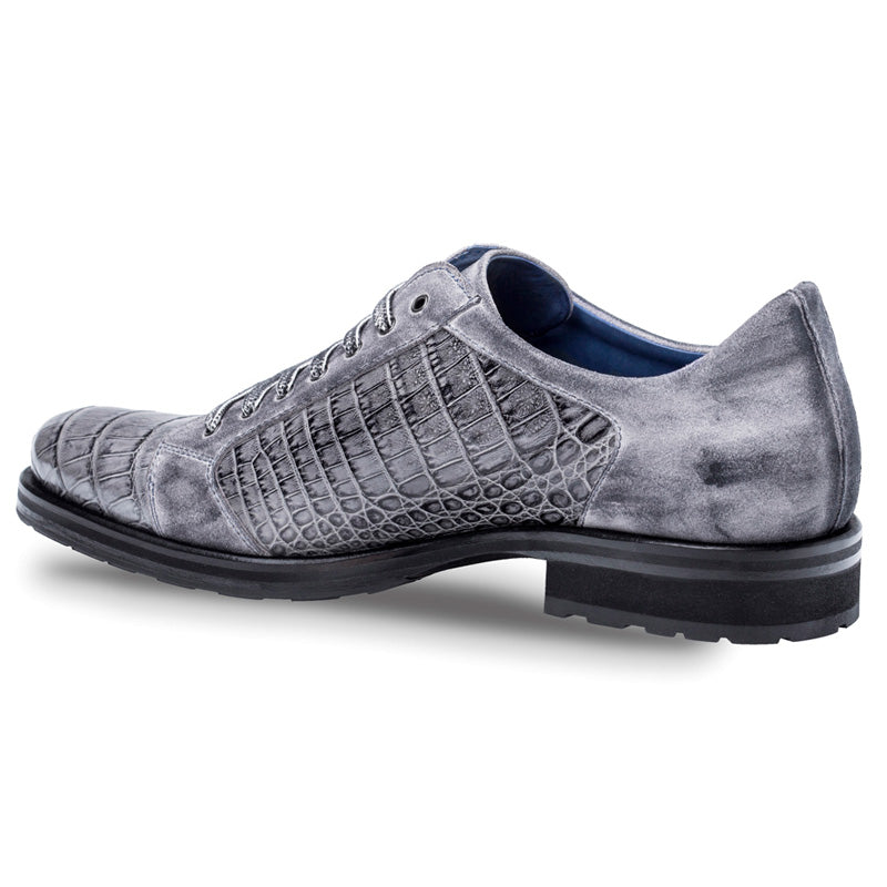 Mezlan Olsen Crocodile Shoe Grey