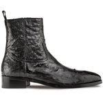 Mezlan Ostrich Boots Black