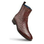 Mezlan Straight Heel Ostrich Boots Tabac (SX4798-S)