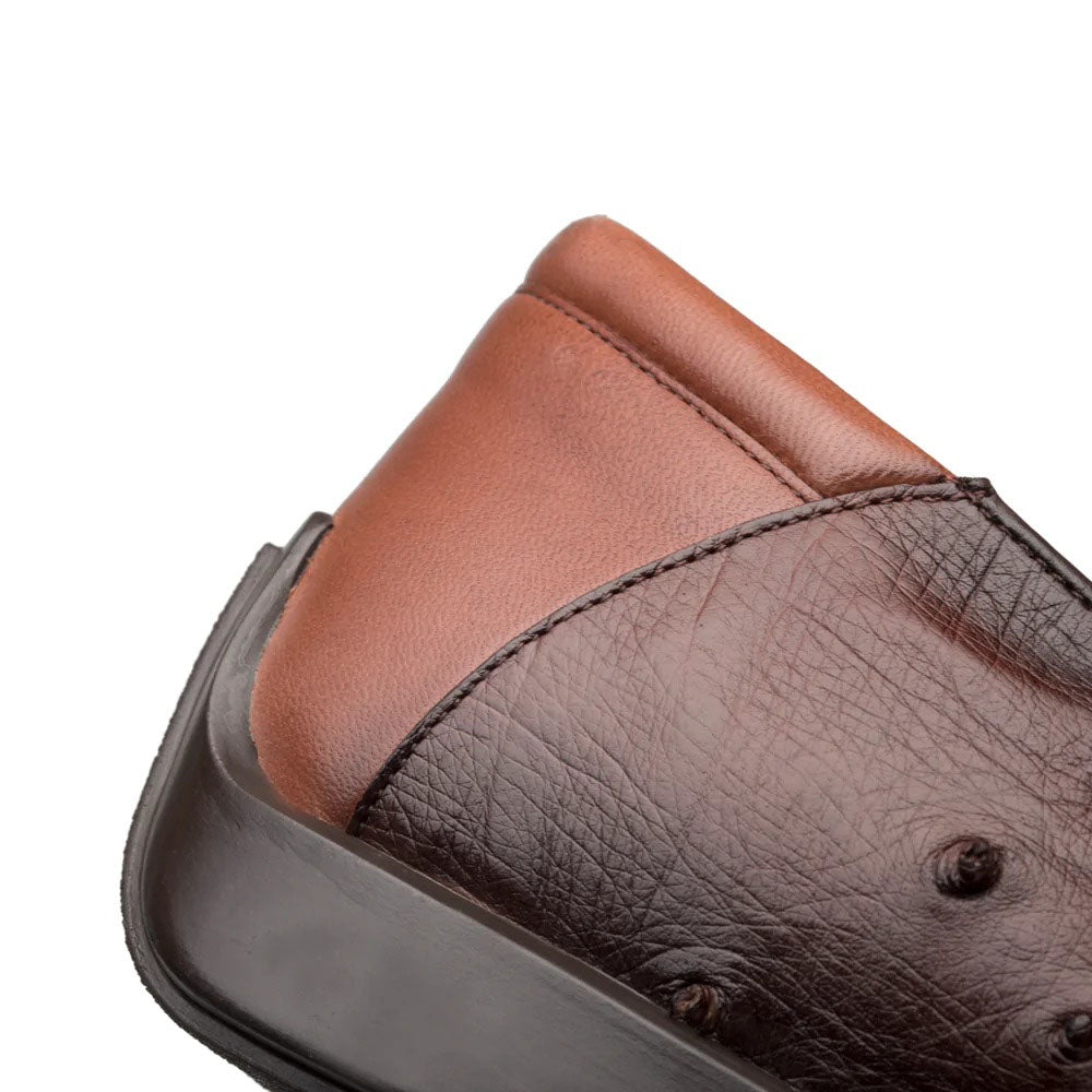 Mezlan Ostrich Rubber Sole Loafer Tabac (RX4842-S)