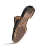 Mezlan Ostrich Slide Black