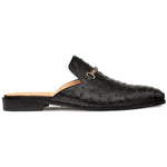 Mezlan Ostrich Slide Black