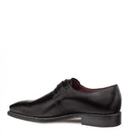 Mezlan Paden Calfskin Monkstrap Shoes Black