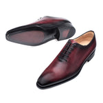 Mezlan Pamplona Whole Cut Shoes Burgundy (9201)