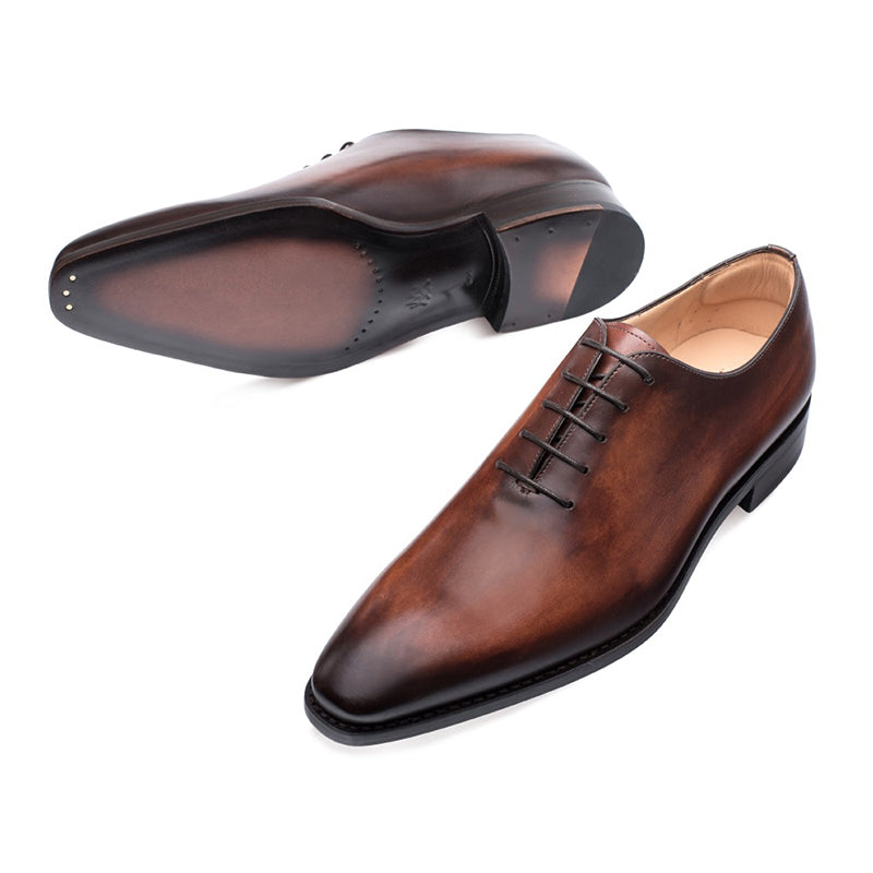 Mezlan Pamplona Whole Cut Shoes Cognac (9201)