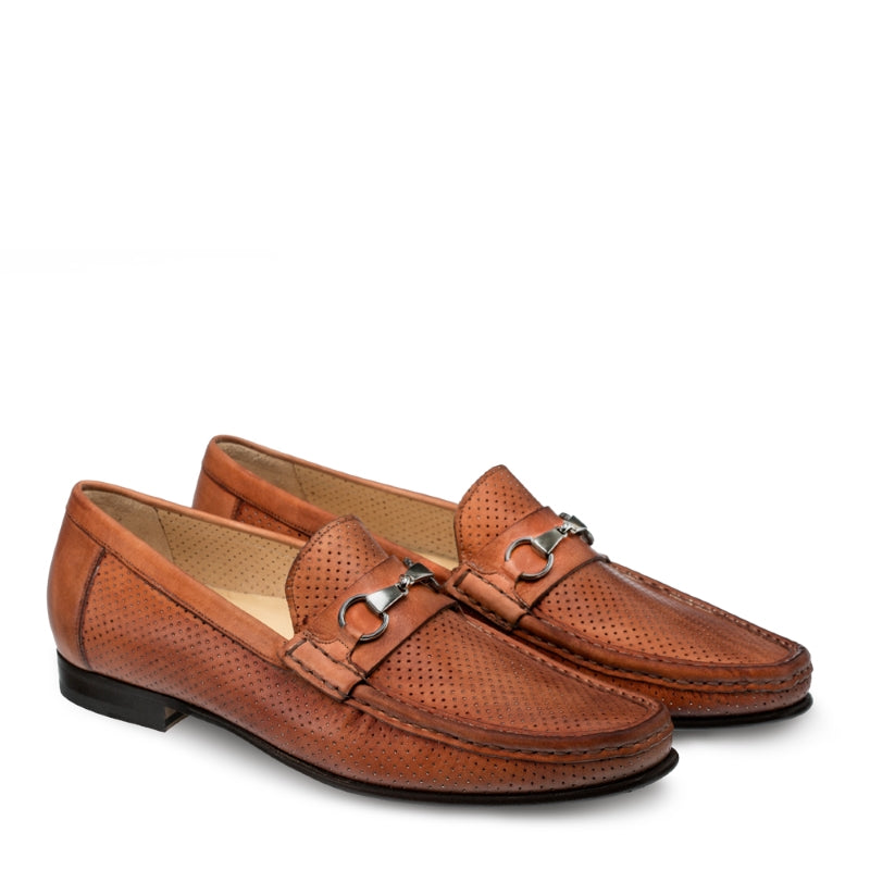 Mezlan Pani Calfskin Shoes Rust