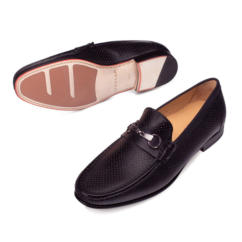 Mezlan Pani Calfskin Shoes Black