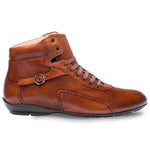 Mezlan Pasquale Calfskin Sport Boots Cognac