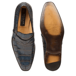 Mezlan Paterna Alligator Loafers Jeans / Camel